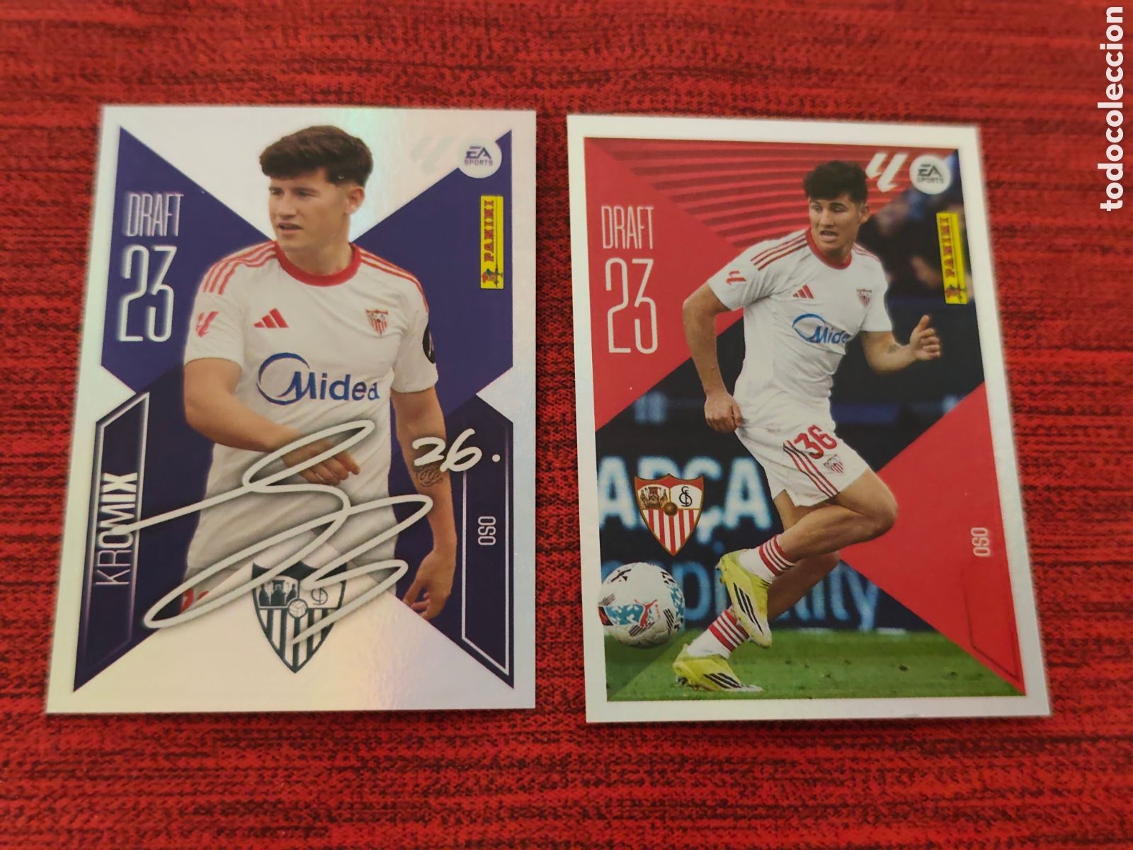 Cromos de f&uacute;tbol: KROMIX DRAFT 17 OSO SEVILLA EDICIONES ESTE 2026 2027