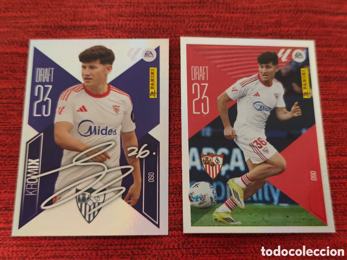 Cromos de f&uacute;tbol: KROMIX DRAFT 17 OSO SEVILLA EDICIONES ESTE 2026 2027