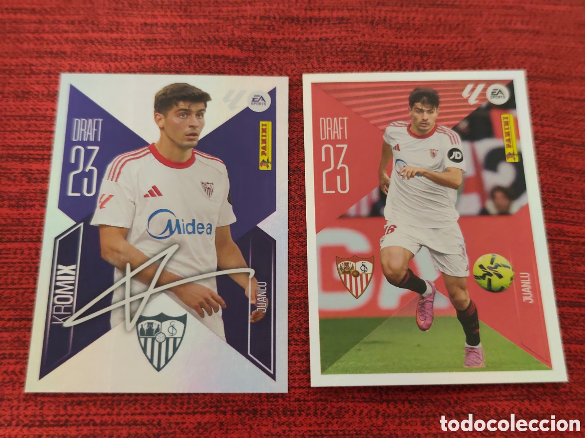 Cromos de f&uacute;tbol: KROMIX DRAFT 14 JUANLU SEVILLA EDICIONES ESTE 2026 2027