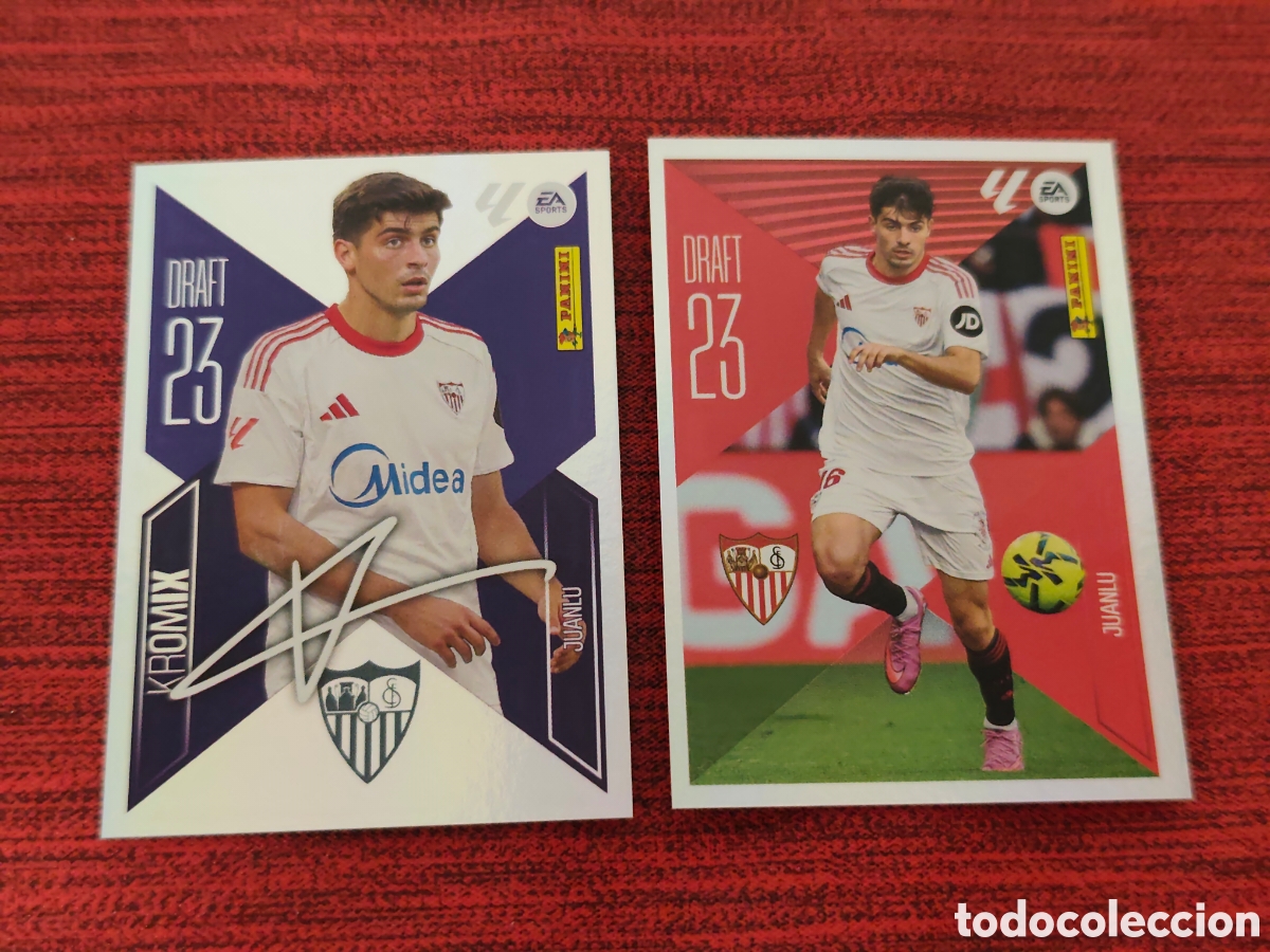 Cromos de f&uacute;tbol: KROMIX DRAFT 14 JUANLU SEVILLA EDICIONES ESTE 2026 2027