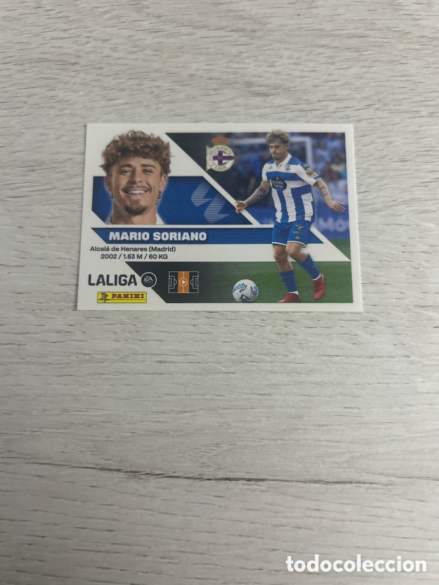 Cromos de f&uacute;tbol: Mario Soriano 13 Deportivo Liga Este 2026/27 26-27 Panini