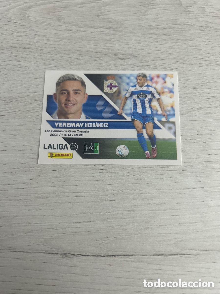 Cromos de f&uacute;tbol: Yeremay 18 Deportivo Liga Este 2026/27 26-27 Panini