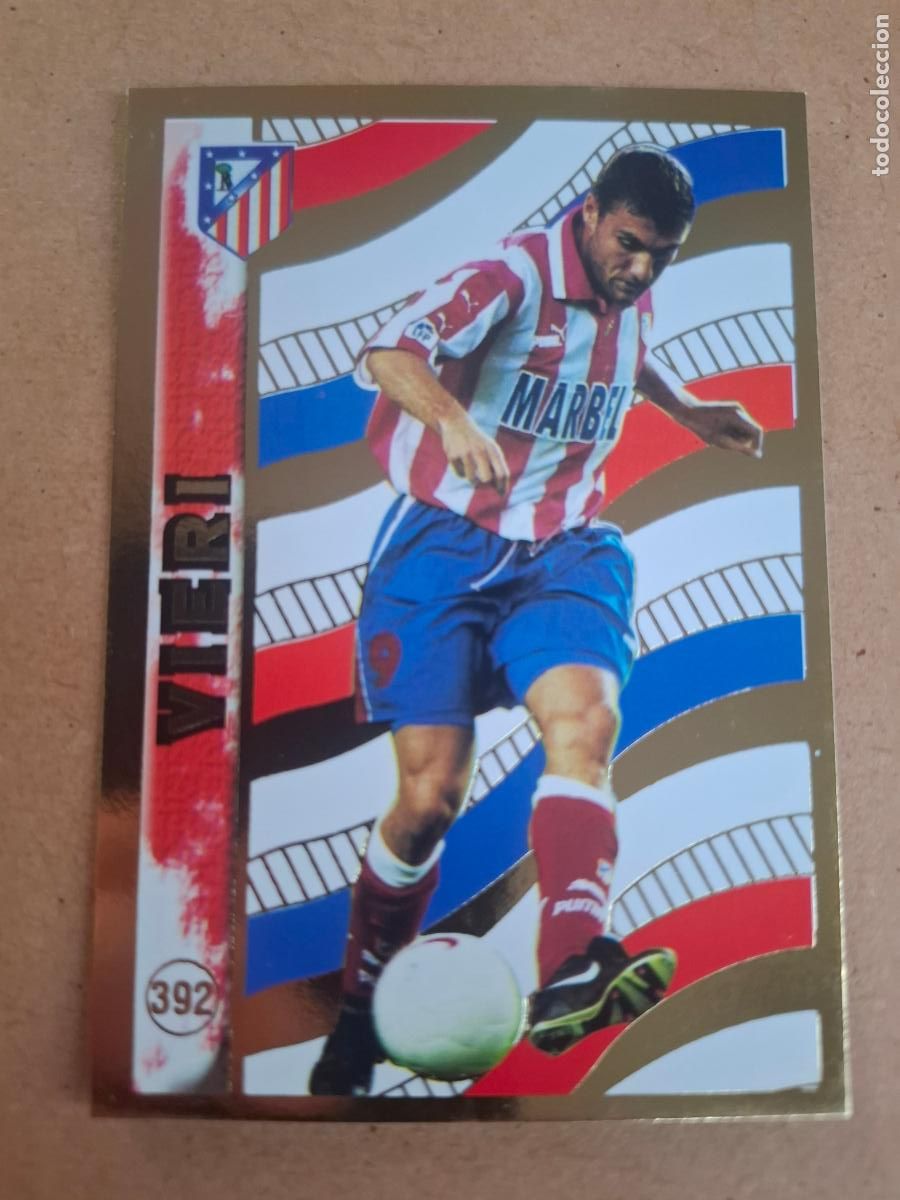 Cromos de f&uacute;tbol: MUNDICROMO 98 99 1998 1999 - 392 VIERI ( TROFEO PICHICHI ) - AT. MADRID