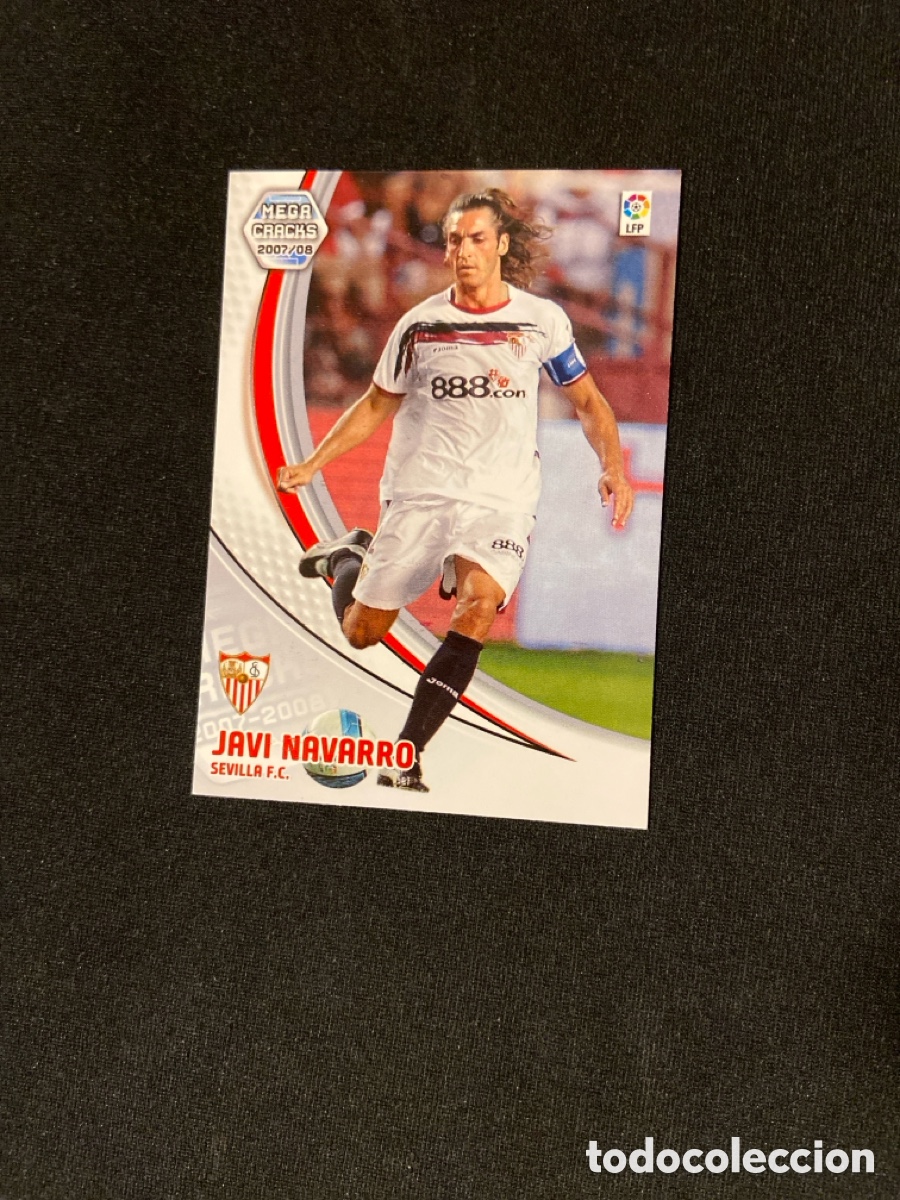 Fu&szlig;ball-Sticker: JAVI NAVARRO 275 (SEVILLA) PANINI MEGACRACKS 2007-2008 07 08 CROMO CARTA M-3