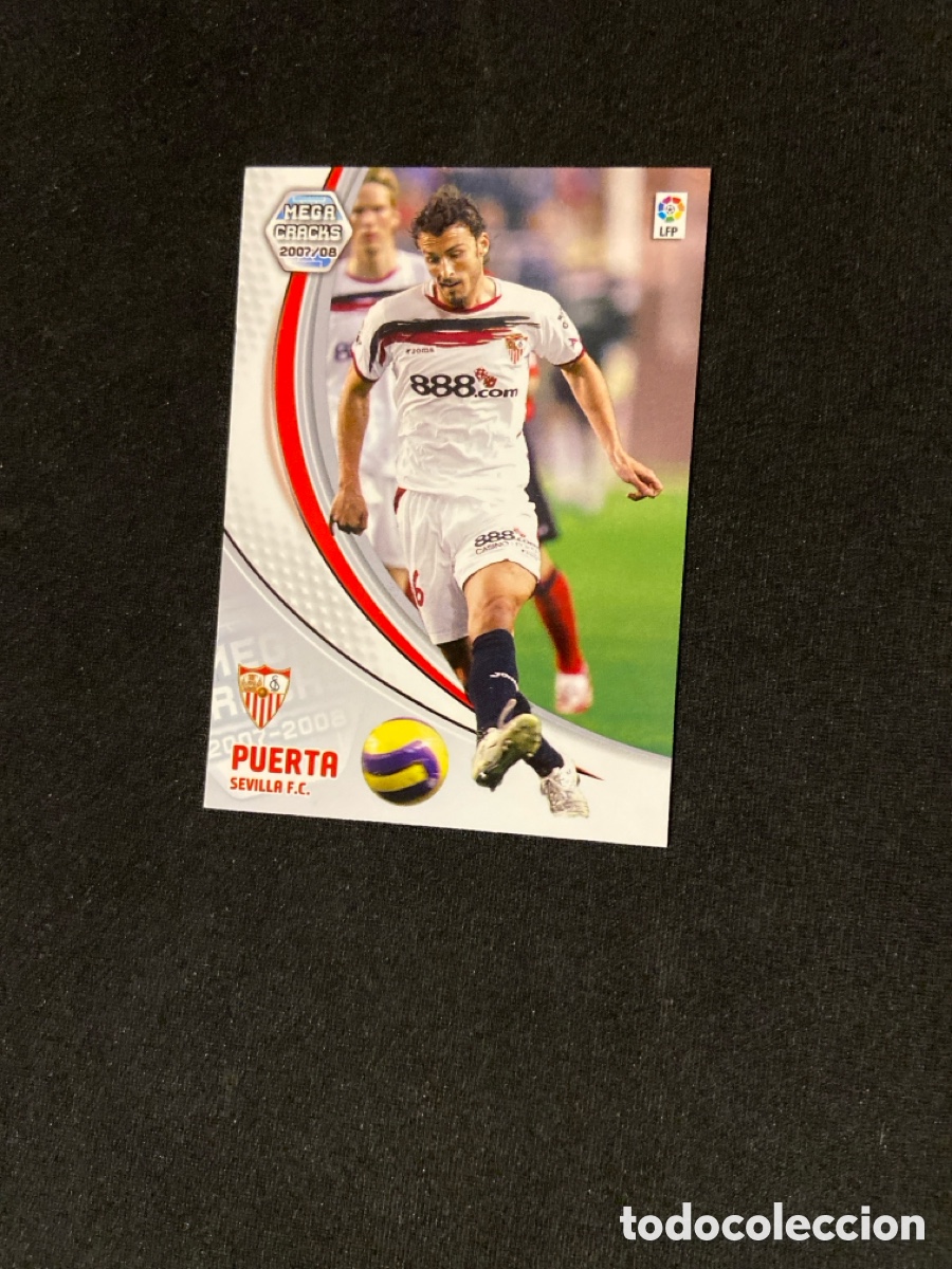 Fu&szlig;ball-Sticker: PUERTA 278 (SEVILLA) PANINI MEGACRACKS 2007-2008 07 08 CROMO CARTA M-3
