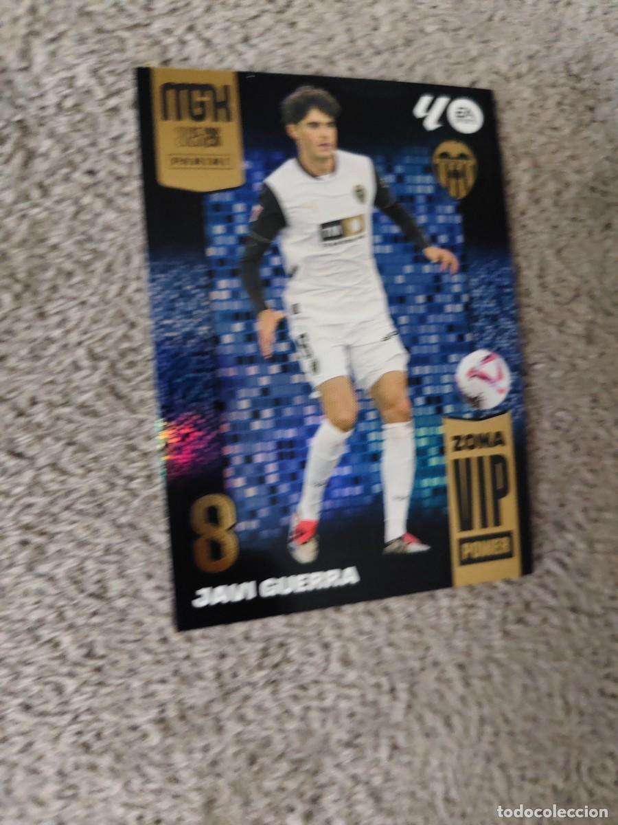 Cromos de f&uacute;tbol: P 398 MEGACRACKS MGK 25 26 JAVI GUERRA VALENCIA CF ZONA VIP POWER LALIGA PANINI LA LIGA 2025 2026