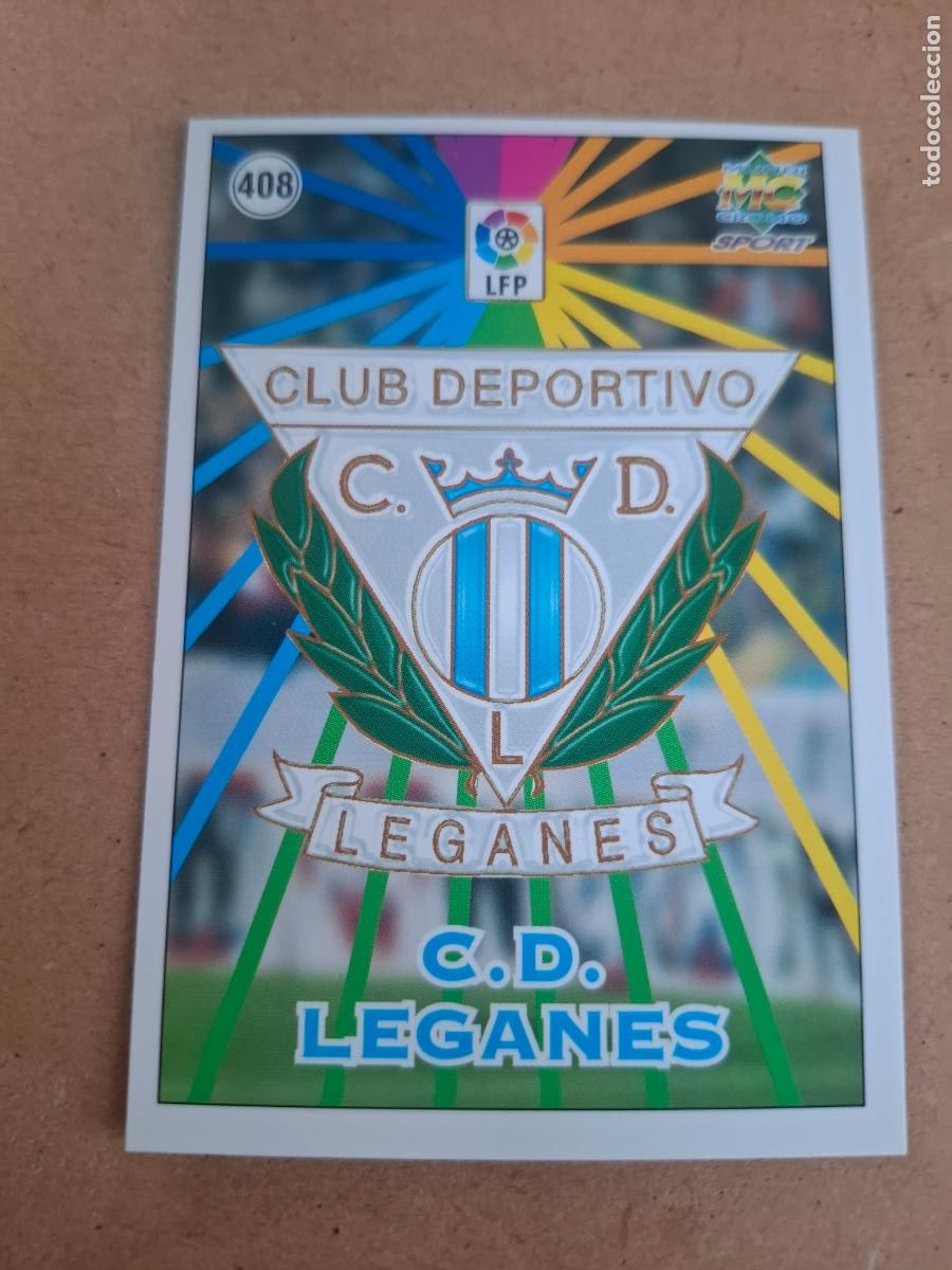 Cromos de f&uacute;tbol: MUNDICROMO 98 99 1998 1999 - 408 ESCUDO / PLANTILLA - C.D. LEGAN&Eacute;S