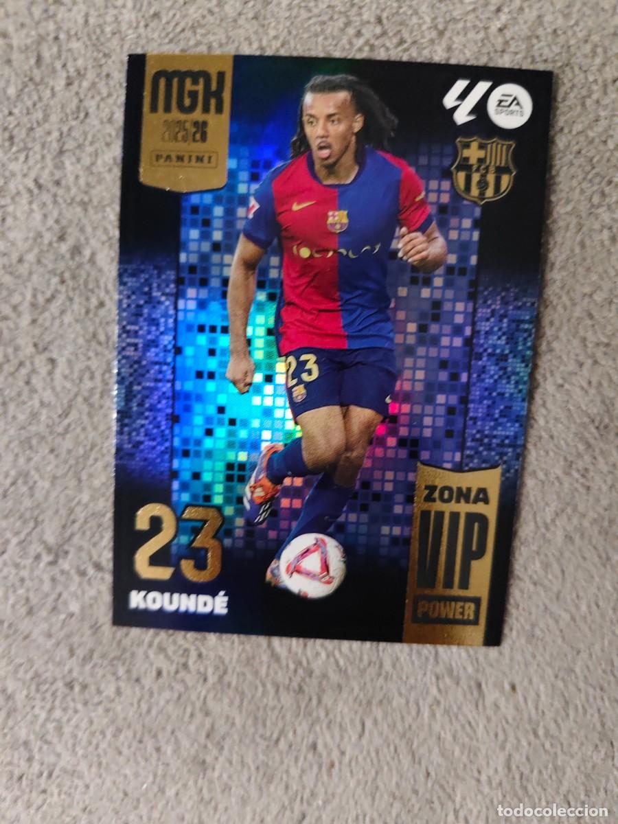 Cromos de f&uacute;tbol: P 399 MEGACRACKS MGK 25 26 KOUND&Eacute; FC BARCELONA ZONA VIP POWER LALIGA PANINI LA LIGA 2025 2026