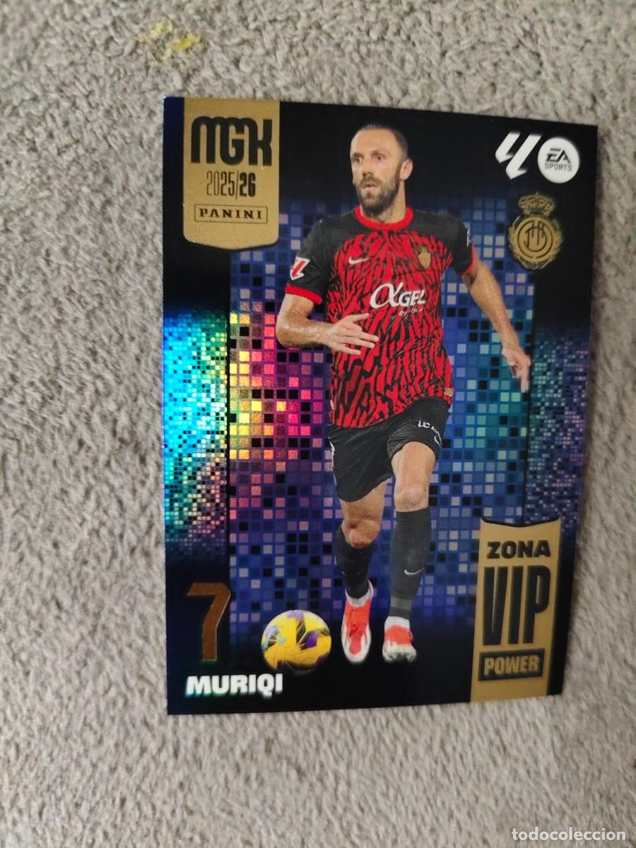 Cromos de f&uacute;tbol: P 402 MEGACRACKS MGK 25 26 MURIQI RCD MALLORCA ZONA VIP POWER LALIGA PANINI LA LIGA 2025 2026