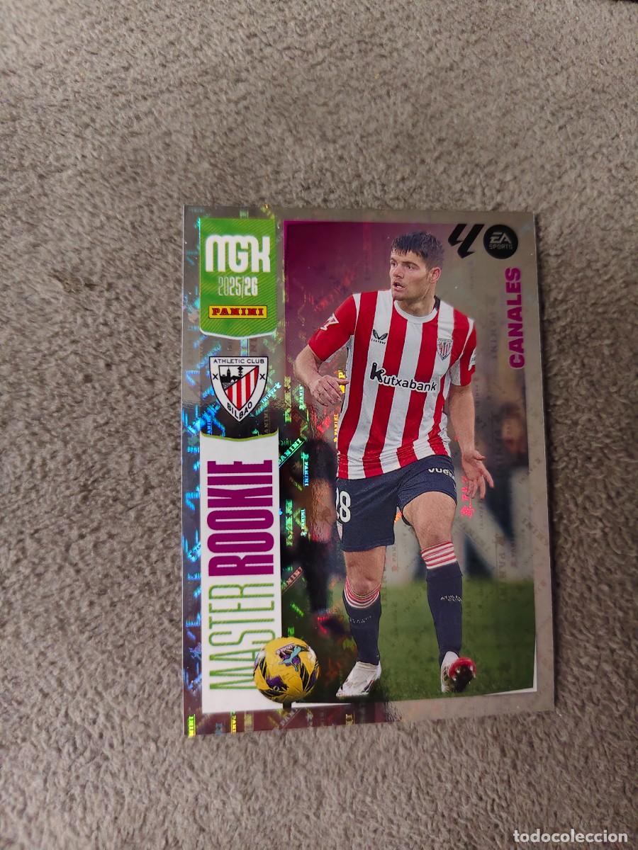 Cromos de f&uacute;tbol: 406 MEGACRACKS MGK 25 26 CANALES ATHLETIC CLUB MASTER ROOKIE LALIGA PANINI LA LIGA 2025 2026
