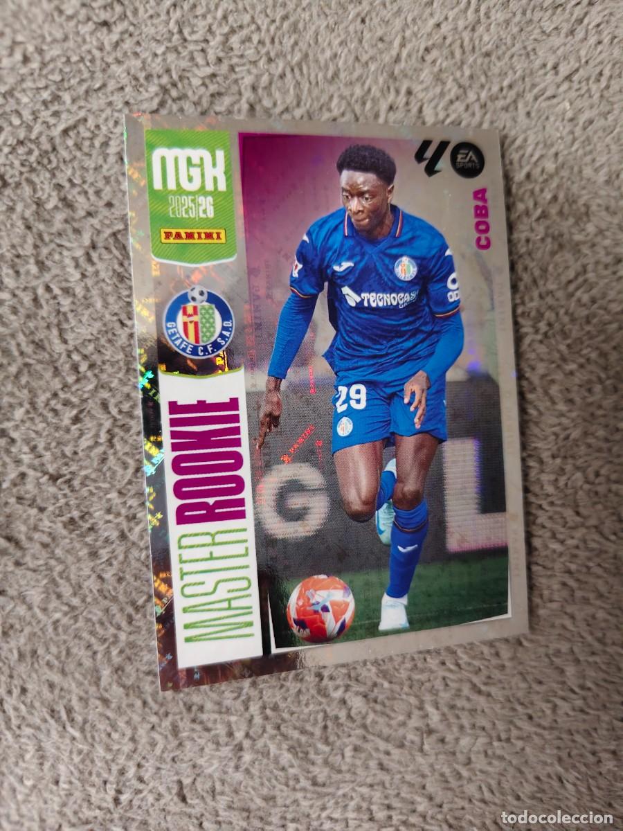 Cromos de f&uacute;tbol: 408 MEGACRACKS MGK 25 26 COBA GETAFE CF MASTER ROOKIE LALIGA PANINI LA LIGA 2025 2026