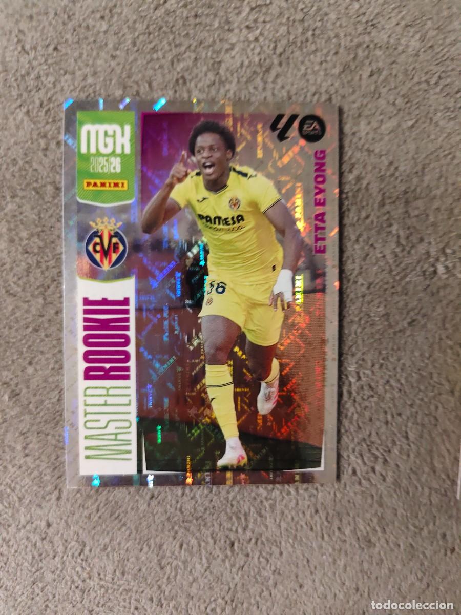 Cromos de f&uacute;tbol: 410 MEGACRACKS MGK 25 26 ETTA EYONG VILLARREAL CF MASTER ROOKIE LALIGA PANINI LA LIGA 2025 2026