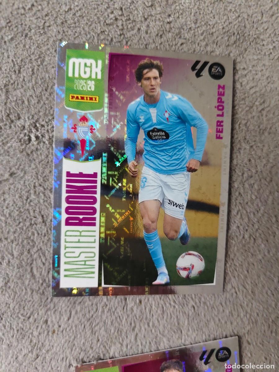 Cromos de f&uacute;tbol: 411 MEGACRACKS MGK 25 26 FER L&Oacute;PEZ RC CELTA MASTER ROOKIE LALIGA PANINI LA LIGA 2025 2026