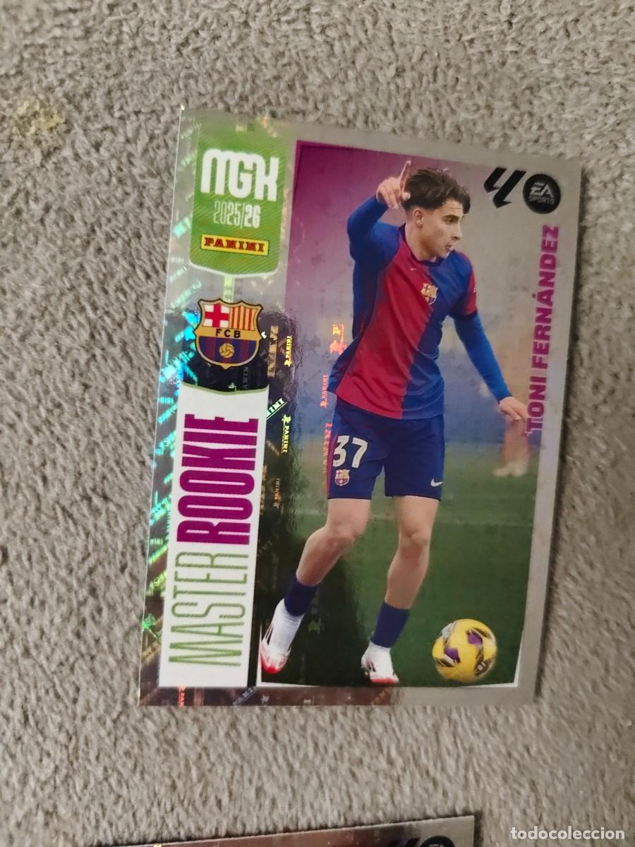 Cromos de f&uacute;tbol: 422 MEGACRACKS MGK 25 26 TONI FERN&Aacute;NDEZ FC BARCELONA MASTER ROOKIE LALIGA PANINI LA LIGA 2025 2026
