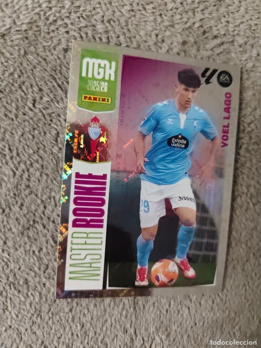Cromos de f&uacute;tbol: 423 MEGACRACKS MGK 25 26 YOEL LAGO RC CELTA MASTER ROOKIE LALIGA PANINI LA LIGA 2025 2026