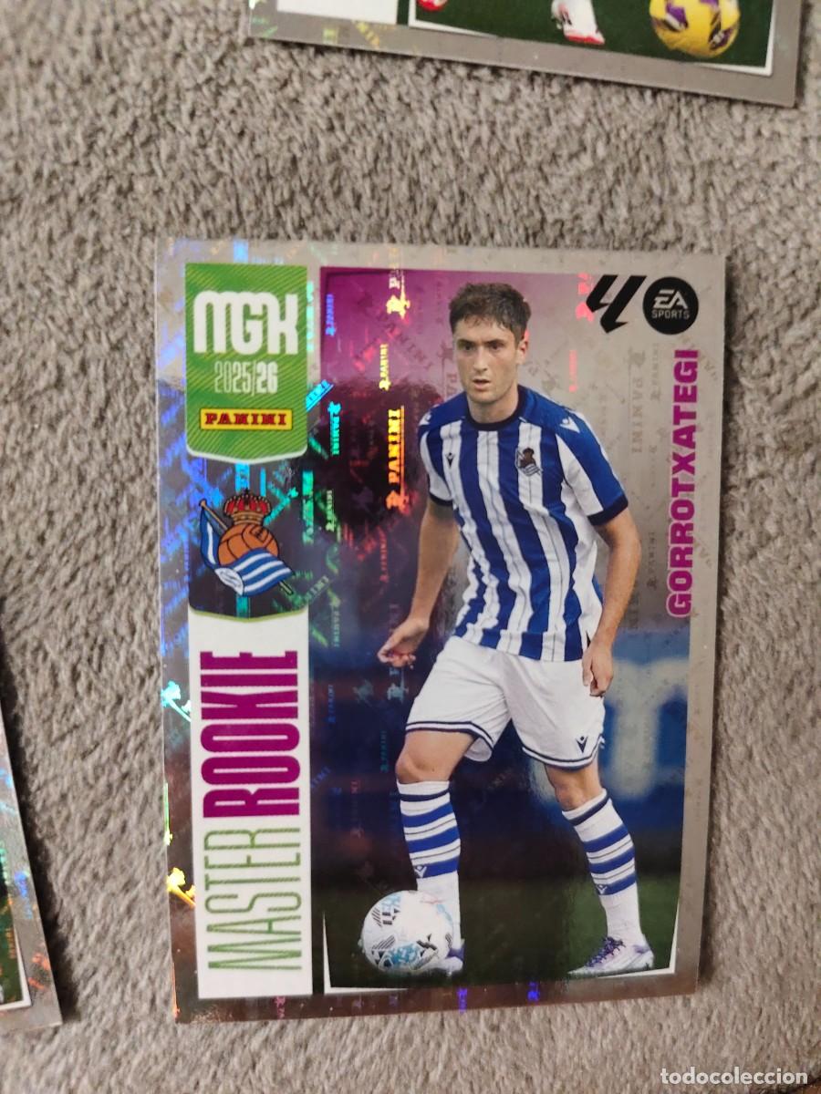 Cromos de f&uacute;tbol: 516 MEGACRACKS MGK 25 26 GORROTXATEGI REAL SOCIEDAD MASTER ROOKIE LALIGA PANINI LA LIGA 2025 2026