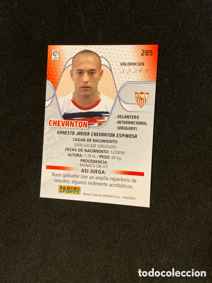 Cromos de f&uacute;tbol: CHEVANTON 285 (SEVILLA) MEGA - Foto 2