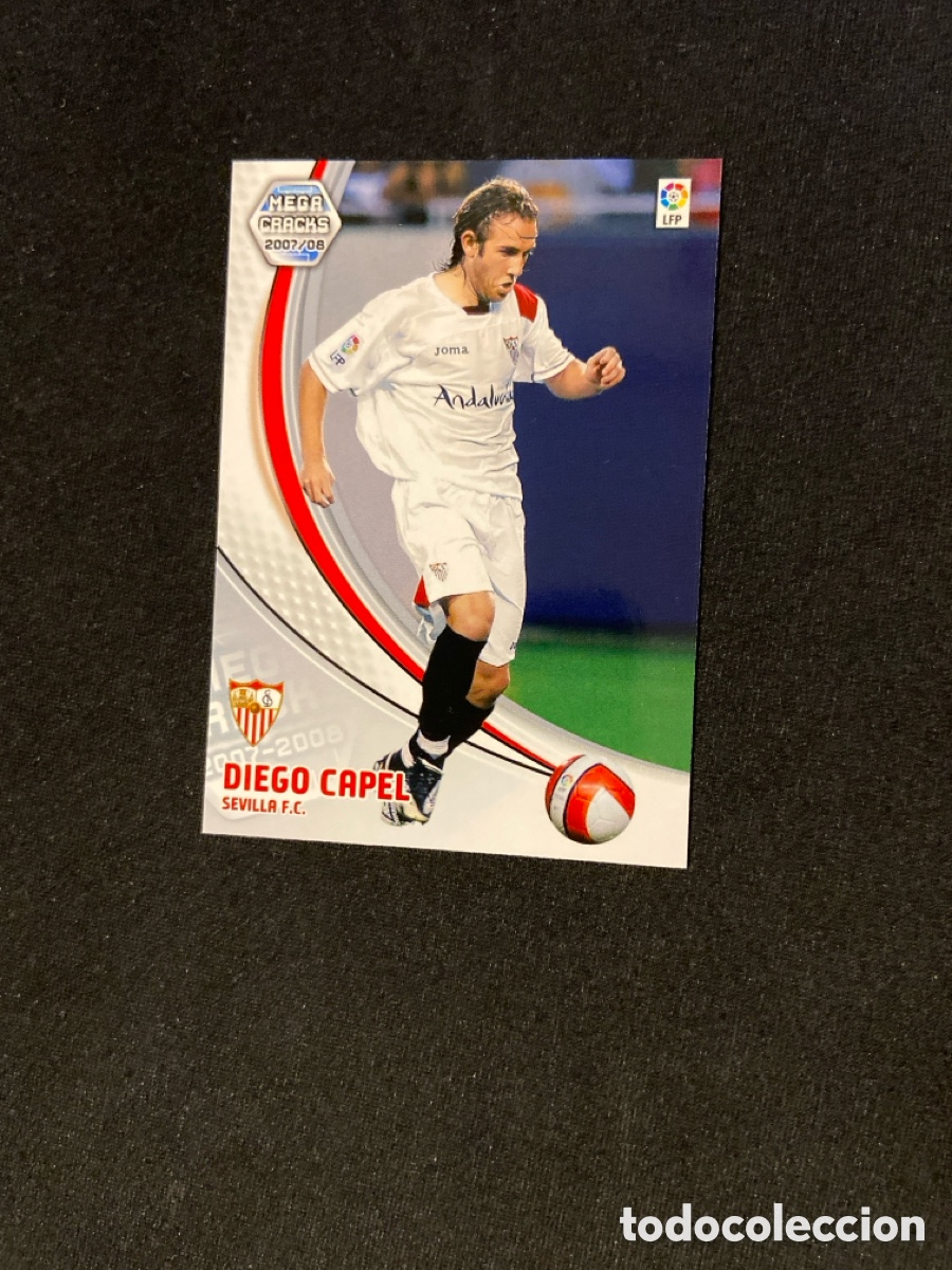 Fu&szlig;ball-Sticker: DIEGO CAPEL 285 BIS (SEVILLA) PANINI MEGACRACKS 2007-2008 07 08 CROMO CARTA M-3