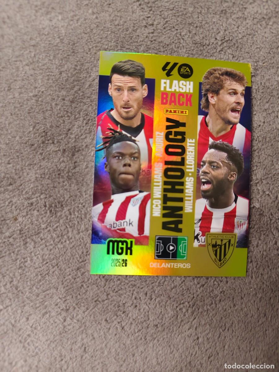 Fu&szlig;ball-Sticker: 433 MEGACRACKS MGK 25 26 ATHLETIC CLUB FLASH BACK ANTHOLOGY LALIGA PANINI LA LIGA 2025 2026