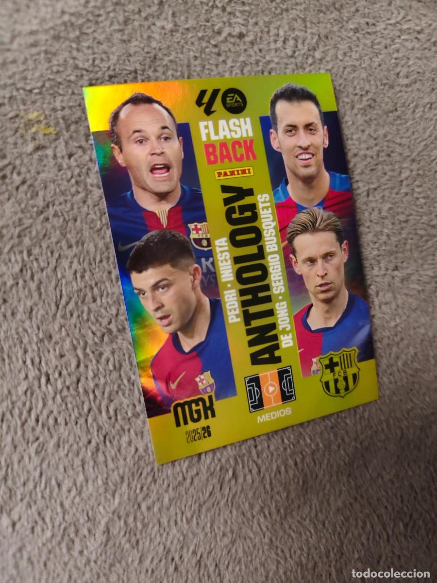 Cromos de f&uacute;tbol: 435 MEGACRACKS MGK 25 26 FC BARCELONA FLASH BACK ANTHOLOGY LALIGA PANINI LA LIGA 2025 2026