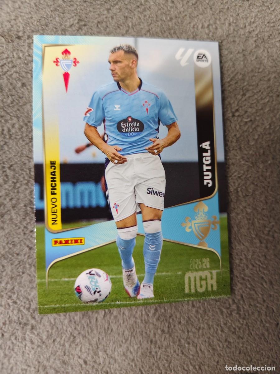 Cromos de f&uacute;tbol: 443 MEGACRACKS MGK 25 26 JUTGL&Aacute; RC CELTA FICHA LALIGA PANINI LA LIGA 2025 2026
