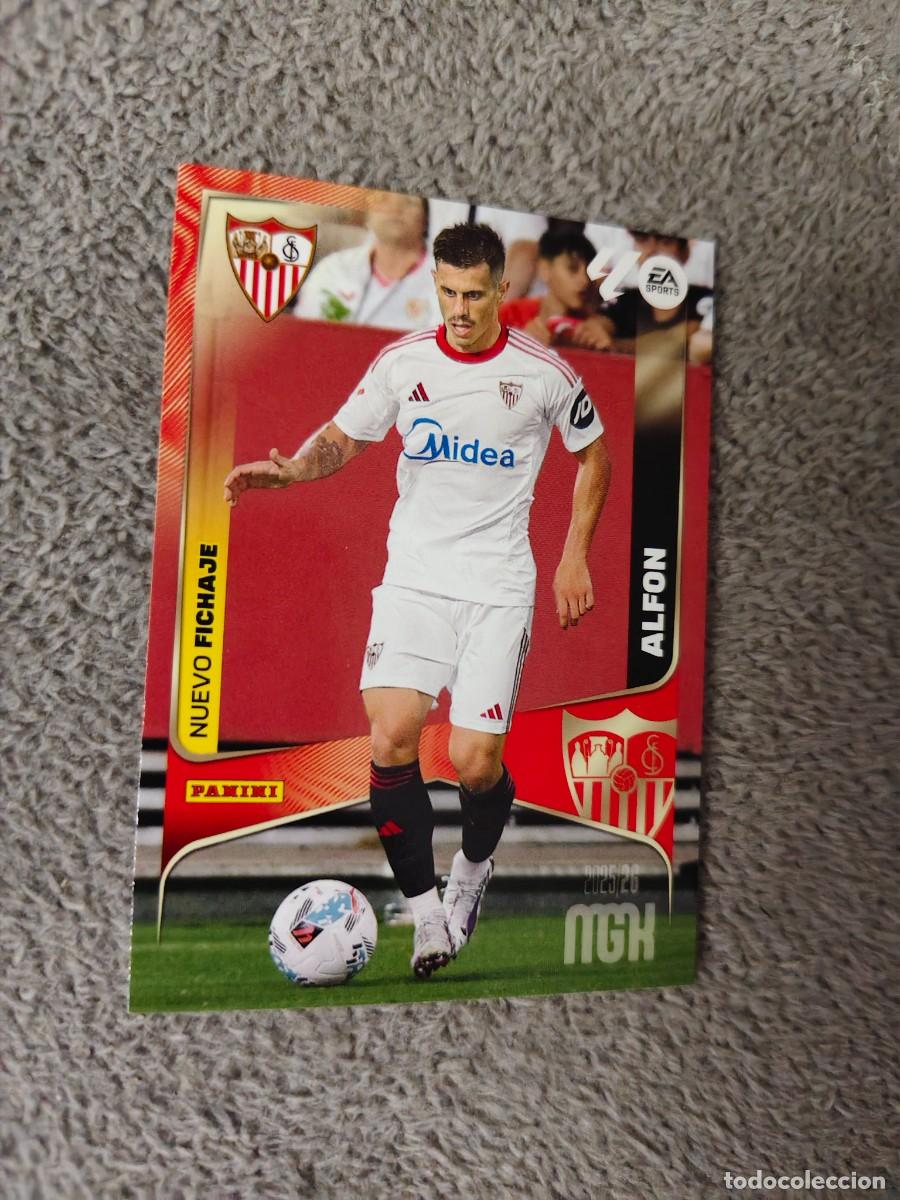 Cromos de f&uacute;tbol: 449 MEGACRACKS MGK 25 26 ALFON SEVILLA FC FICHA LALIGA PANINI LA LIGA 2025 2026