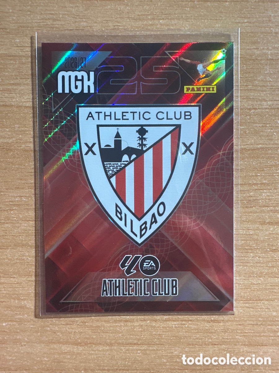 Cromos de f&uacute;tbol: 37 ESCUDO ATHLETIC CLUB MEGACRACKS 2026 2027 (MGK 26 27)