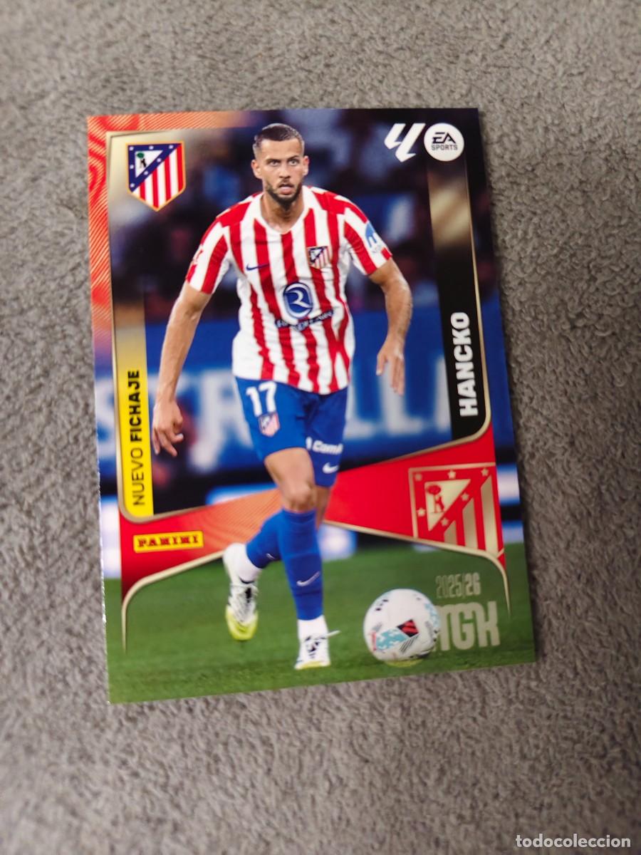 Cromos de f&uacute;tbol: 461 MEGACRACKS MGK 25 26 HANCKO ATL&Eacute;TICO DE MADRID FICHA LALIGA PANINI LA LIGA 2025 2026