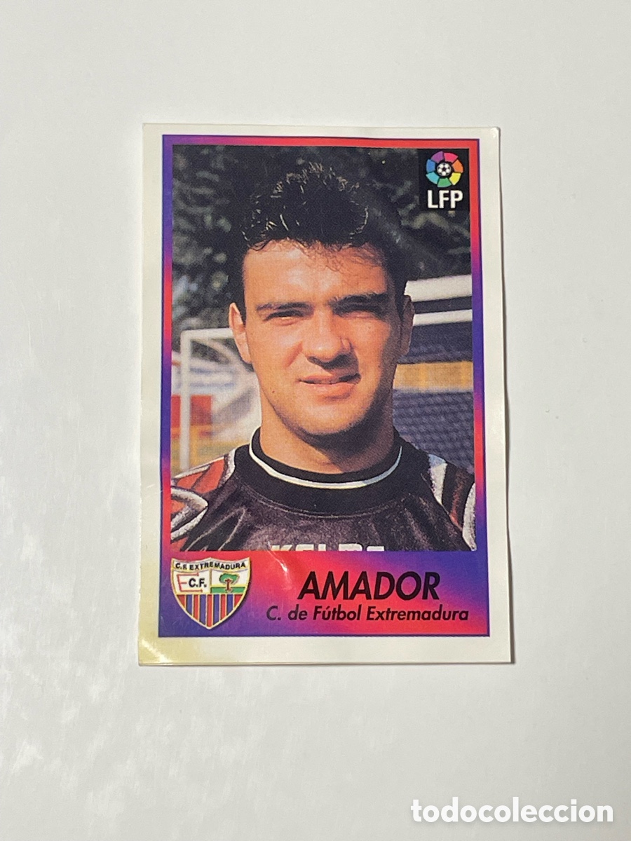Cromos de f&uacute;tbol: Amador Extremadura 96/97 Bollycao #93
