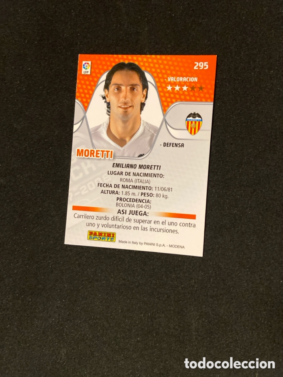 Cromos de f&uacute;tbol: MORETTI 295 (SEVILLA) PANINI MEGACRACKS 2007-2008 07 08 CROMO CARTA M-3 - Foto 2