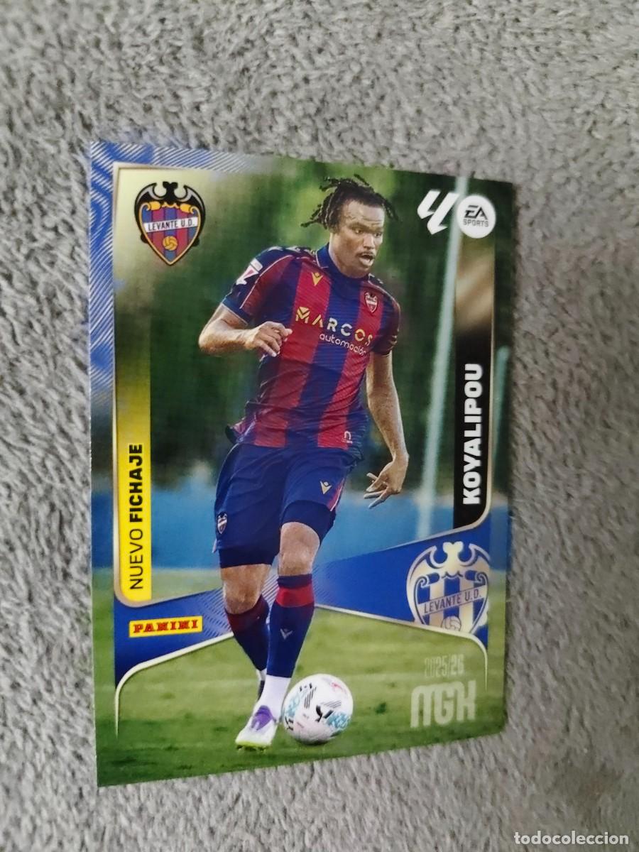 Cromos de f&uacute;tbol: 481 MEGACRACKS MGK 25 26 KOYALIPOU LEVANTE UD FICHA LALIGA PANINI LA LIGA 2025 2026