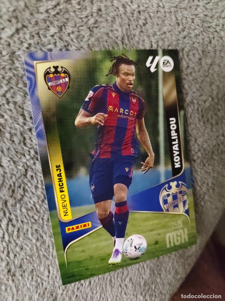 Cromos de f&uacute;tbol: 481 MEGACRACKS MGK 25 26 KOYALIPOU LEVANTE UD FICHA LALIGA PANINI LA LIGA 2025 2026