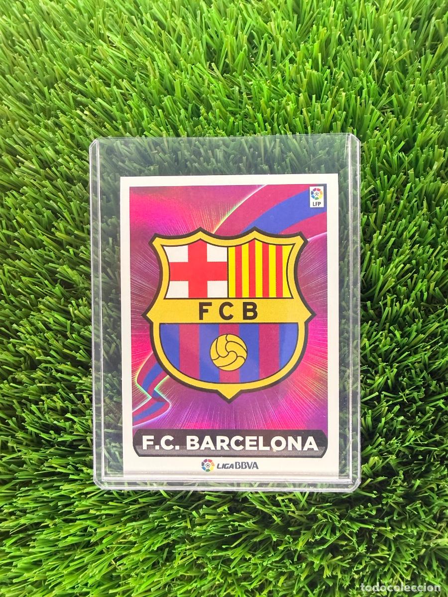 Cromos de f&uacute;tbol: N&ordm; 23 Escudo FC Barcelona Liga Este 14 15