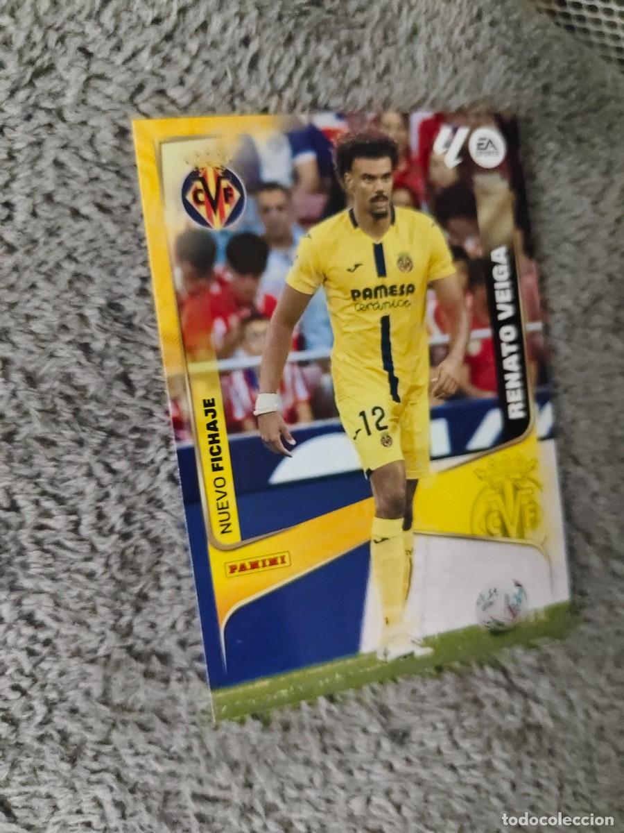 Fu&szlig;ball-Sticker: 487 MEGACRACKS MGK 25 26 RENATO VEIGA VILLARREAL CF FICHA LALIGA PANINI LA LIGA 2025 2026