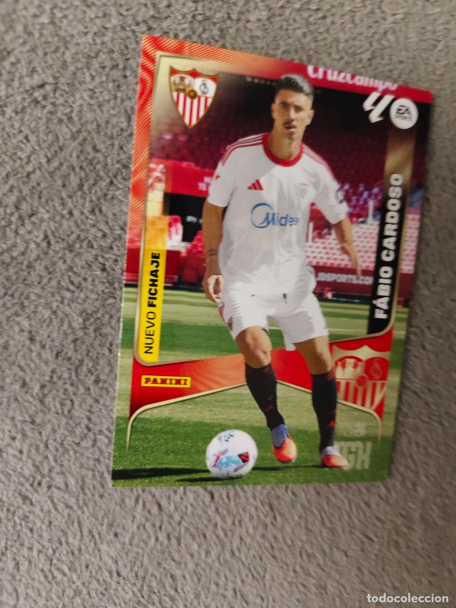Figurine di Calcio: 489 MEGACRACKS MGK 25 26 F&Aacute;BIO CARDOSO SEVILLA FC FICHA LALIGA PANINI LA LIGA 2025 2026