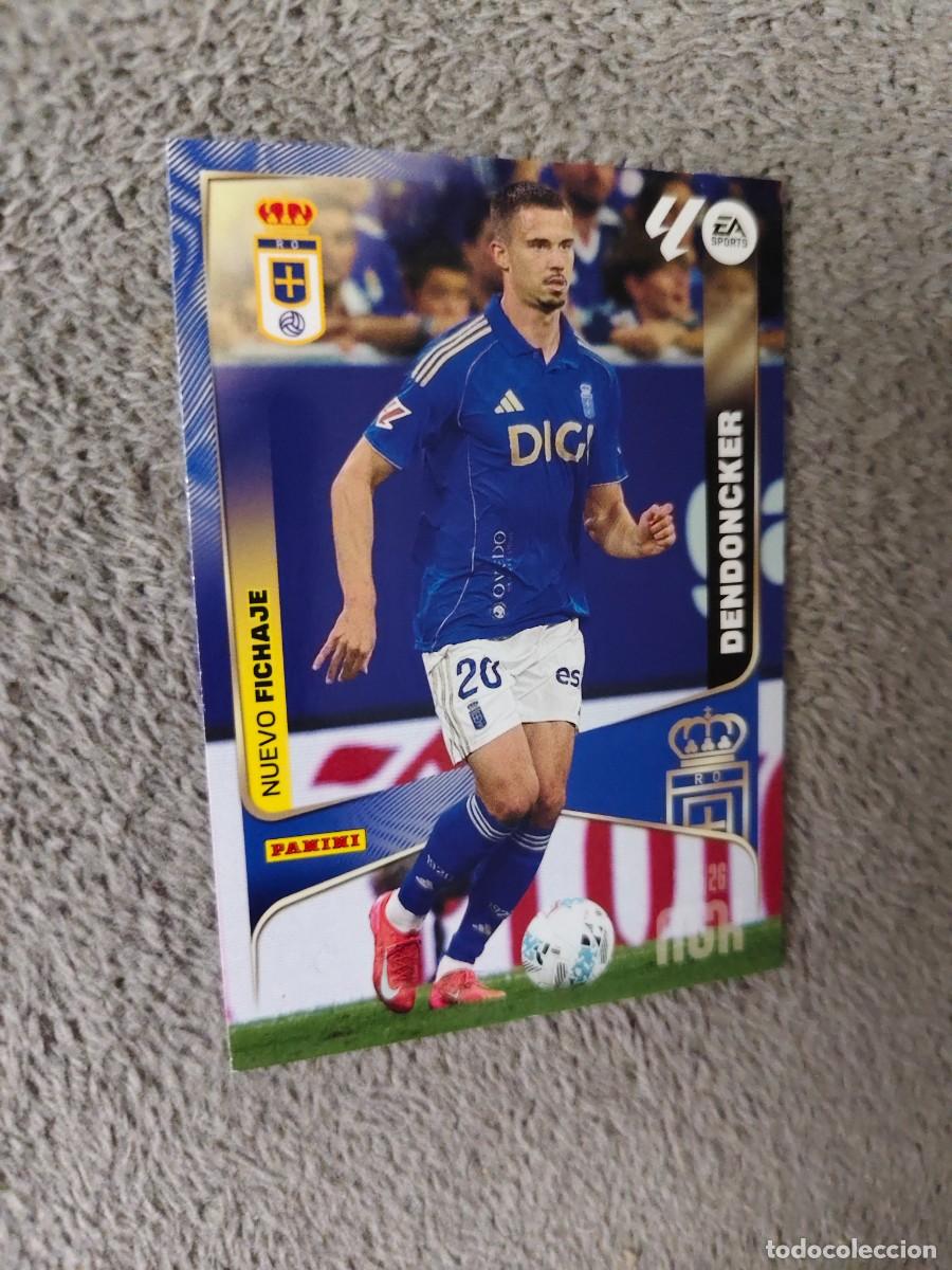 Figurine di Calcio: 490 MEGACRACKS MGK 25 26 DENDONCKER REAL OVIEDO FICHA LALIGA PANINI LA LIGA 2025 2026
