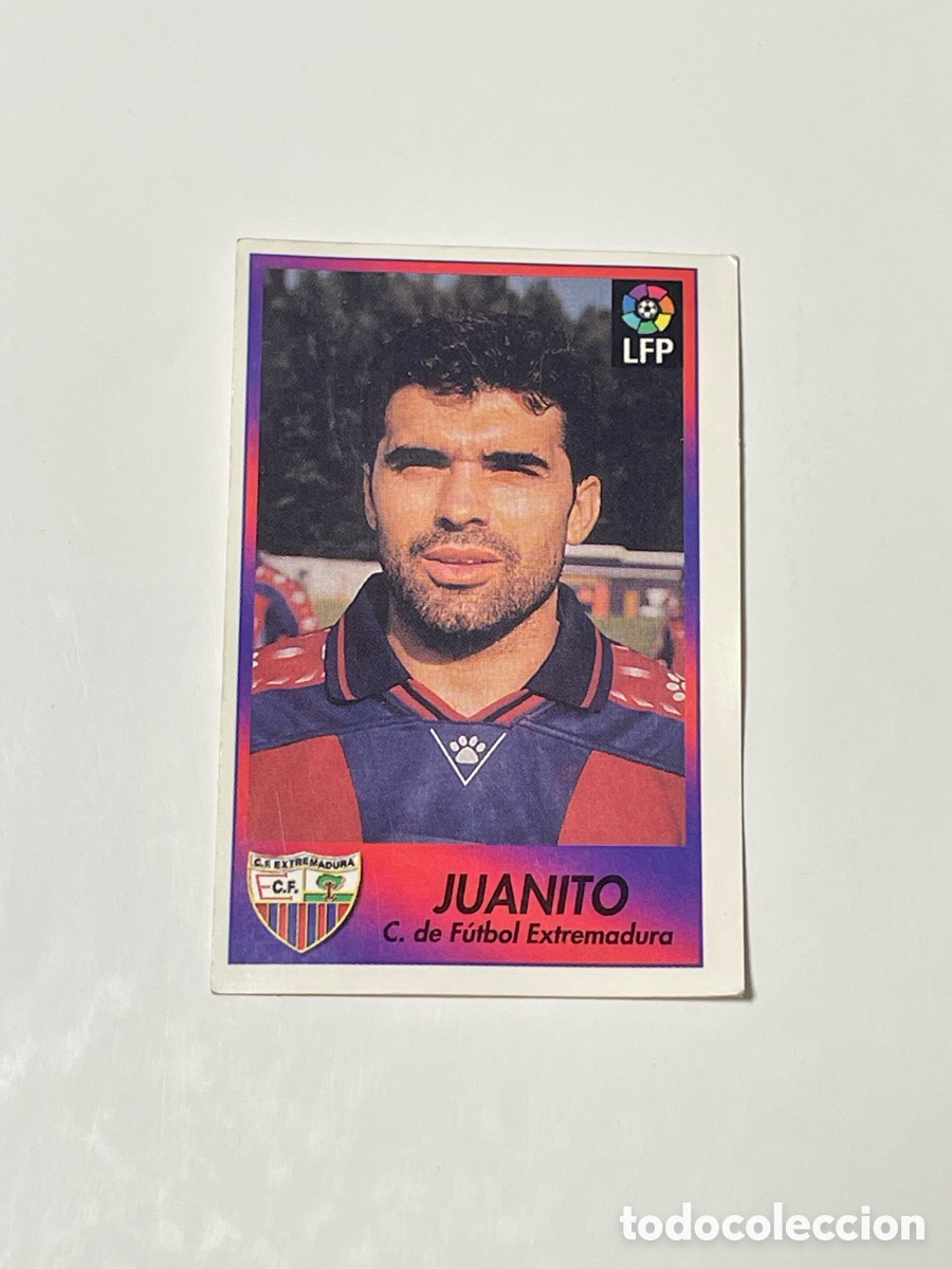 Cromos de f&uacute;tbol: Juanito Extremadura 96/97 Bollycao #94