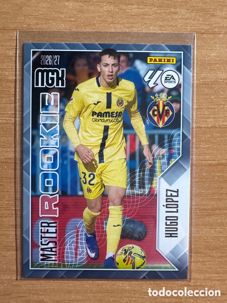 Cromos de f&uacute;tbol: 412 HUGO L&Oacute;PEZ M&Aacute;STER ROOKIE MEGACRACKS 2026 2027 (MGK 26 27)