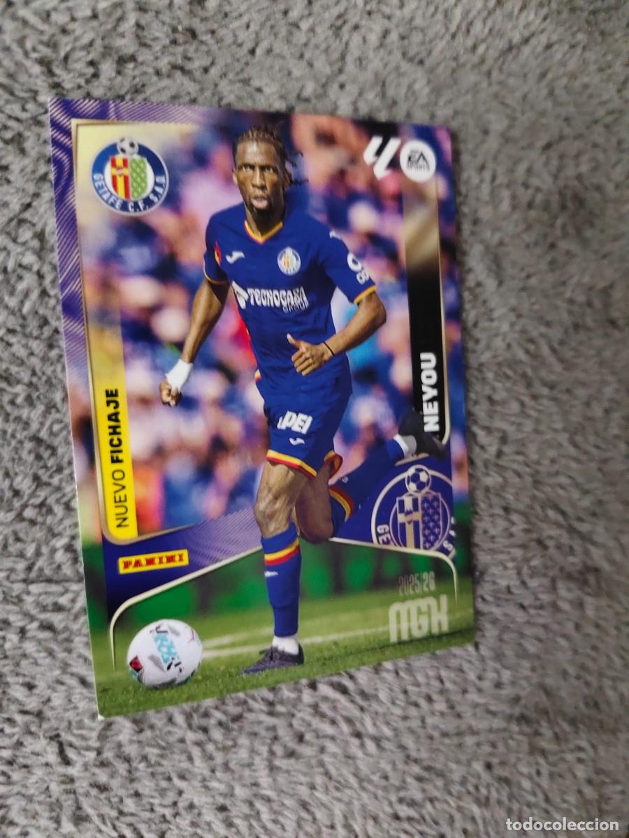 Fu&szlig;ball-Sticker: 495 MEGACRACKS MGK 25 26 NEYOU GETAFE CF FICHA LALIGA PANINI LA LIGA 2025 2026