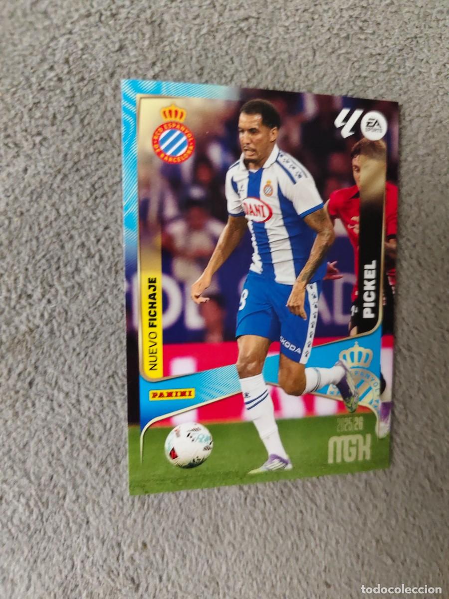 Fu&szlig;ball-Sticker: 496 MEGACRACKS MGK 25 26 PICKEL RCD ESPANYOL FICHA LALIGA PANINI LA LIGA 2025 2026