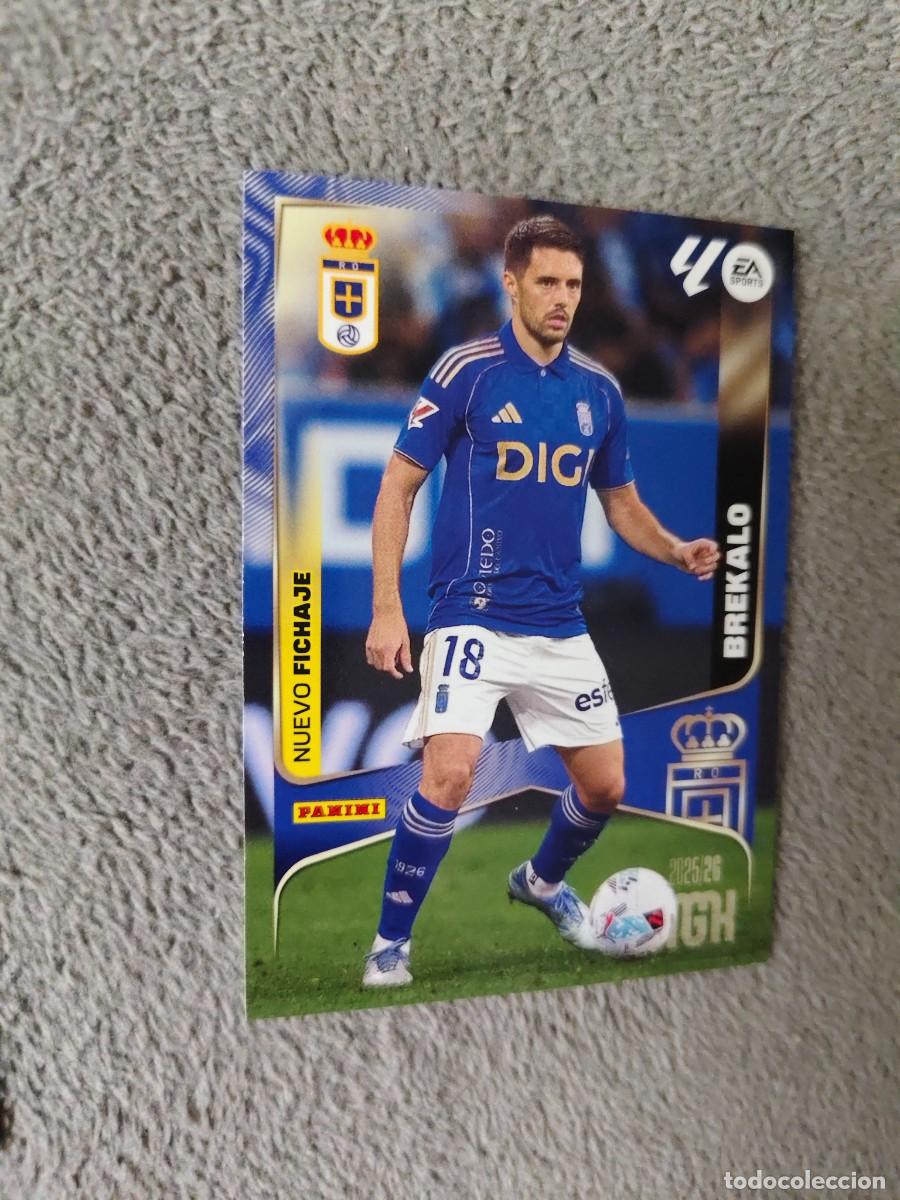 Fu&szlig;ball-Sticker: 497 MEGACRACKS MGK 25 26 BREKALO REAL OVIEDO FICHA LALIGA PANINI LA LIGA 2025 2026