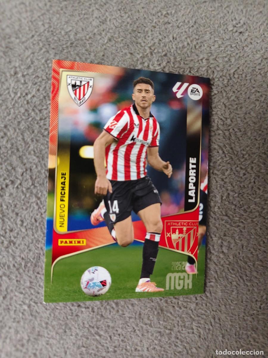 Fu&szlig;ball-Sticker: 500 MEGACRACKS MGK 25 26 LAPORTE ATHLETIC CLUB FICHA LALIGA PANINI LA LIGA 2025 2026