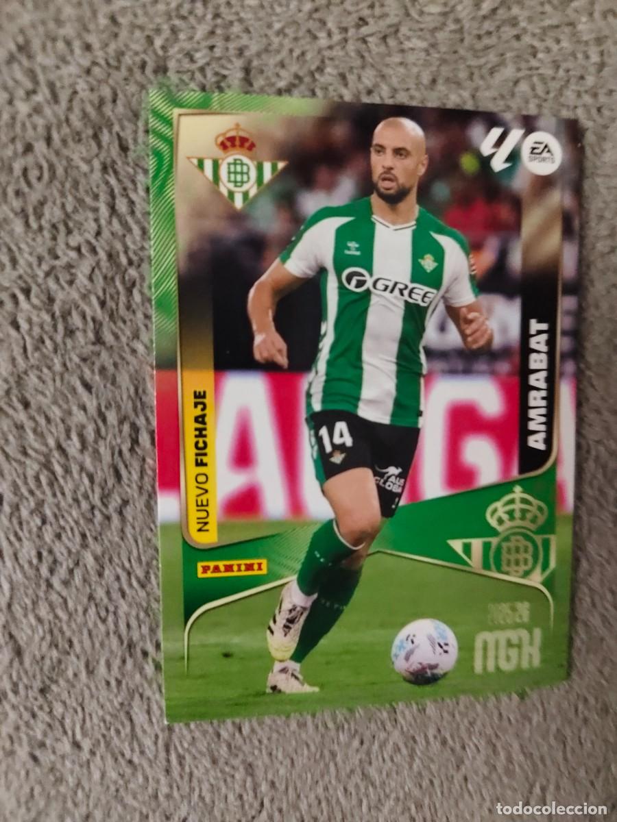 Cromos de f&uacute;tbol: 503 MEGACRACKS MGK 25 26 AMRABAT REAL BETIS FICHA LALIGA PANINI LA LIGA 2025 2026
