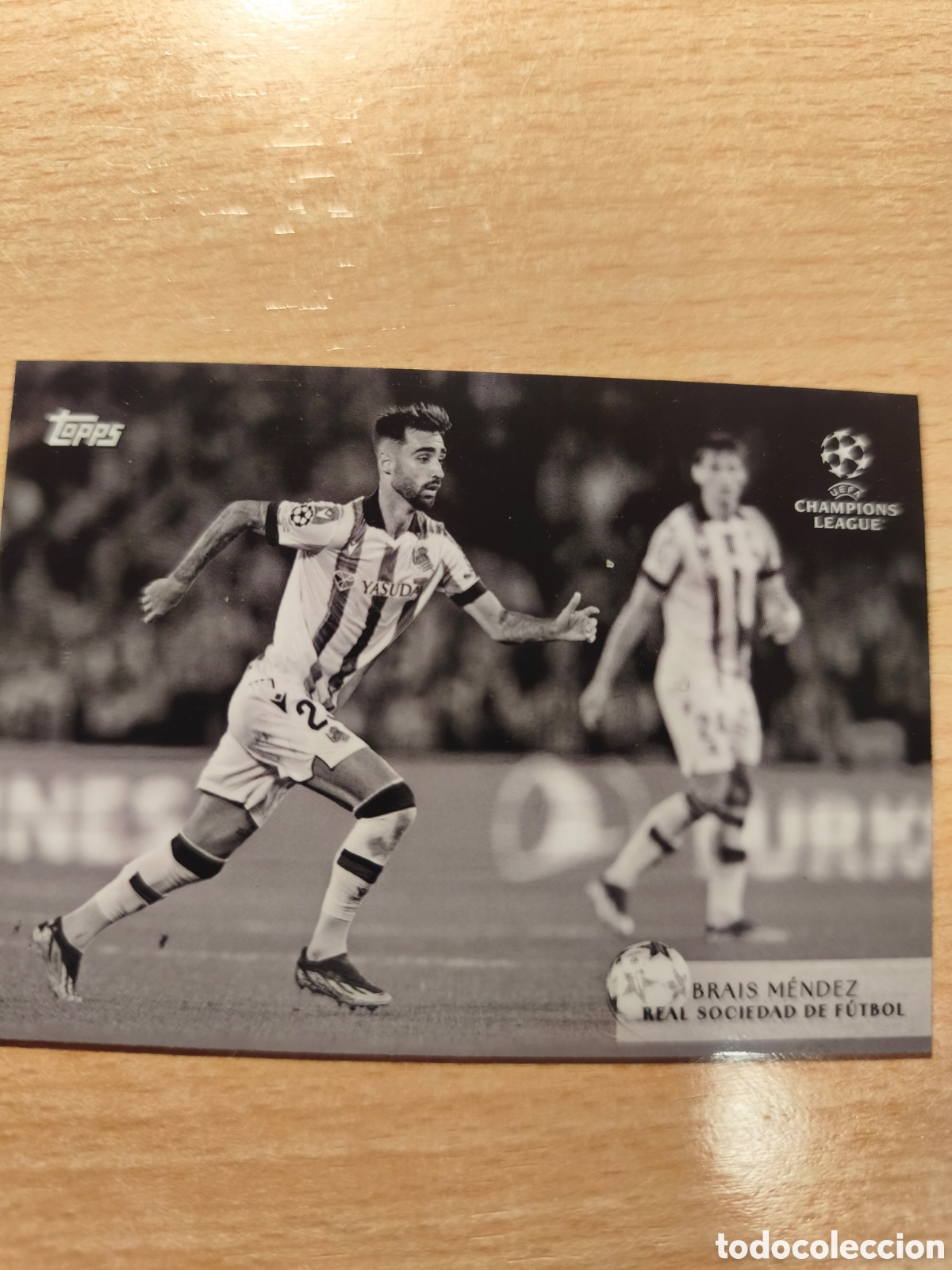 Cromos de f&uacute;tbol: BRAIS M&Eacute;NDEZ SPANISH STARS REAL SOCIEDAD SIMPLICIDAD 2023 2024 TOPPS 23 24