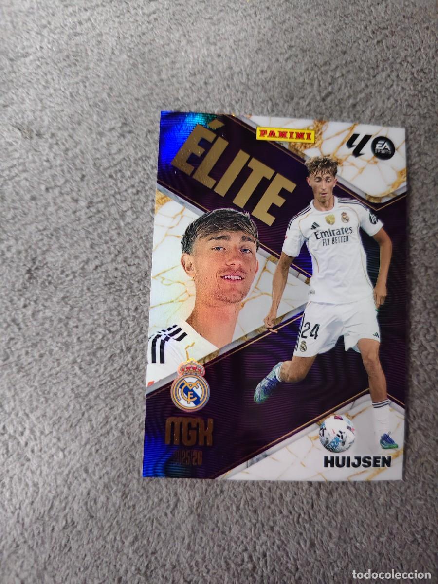 Cromos de f&uacute;tbol: 505 MEGACRACKS MGK 25 26 HUIJSEN REAL MADRID CF &Eacute;LITE LALIGA PANINI LA LIGA 2025 2026