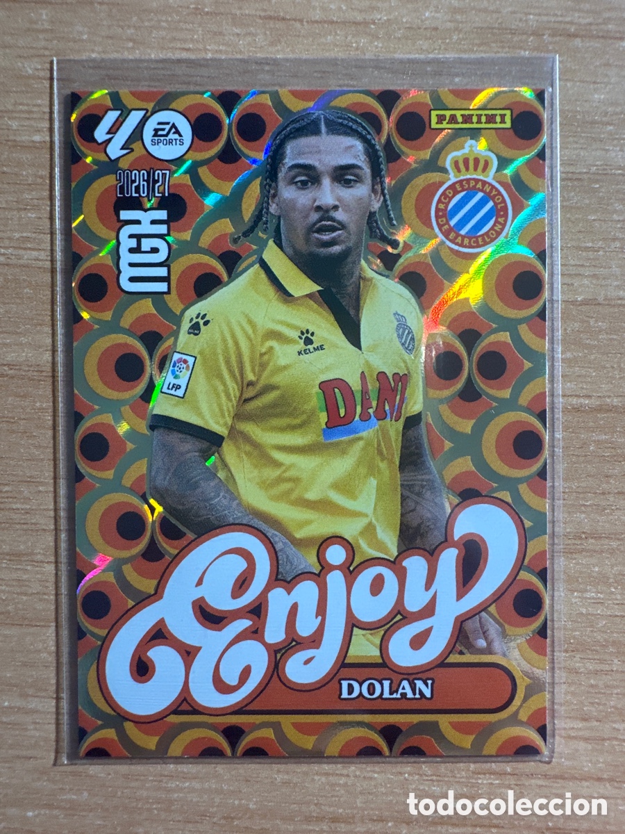 Cromos de f&uacute;tbol: 382 DOLAN RCD ESPANYOL ENJOY FICHAS ALBUM MEGACRACKS 2026 2027 MGK 26 27