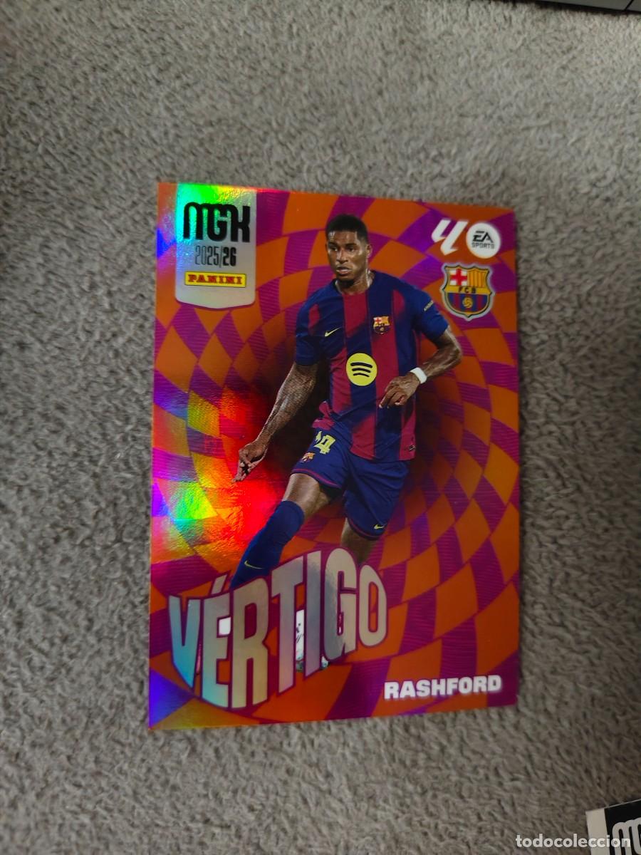 Cromos de f&uacute;tbol: 509 MEGACRACKS MGK 25 26 RASHFORD FC BARCELONA V&Eacute;RTIGO LALIGA PANINI LA LIGA 2025 2026