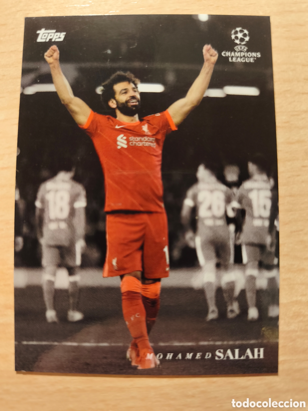 Cromos de f&uacute;tbol: 33 MOHAMED SALAH INTERNATIONALN STARS LIVERPOOL SIMPLICIDAD 2021 2022 TOPPS 21 22