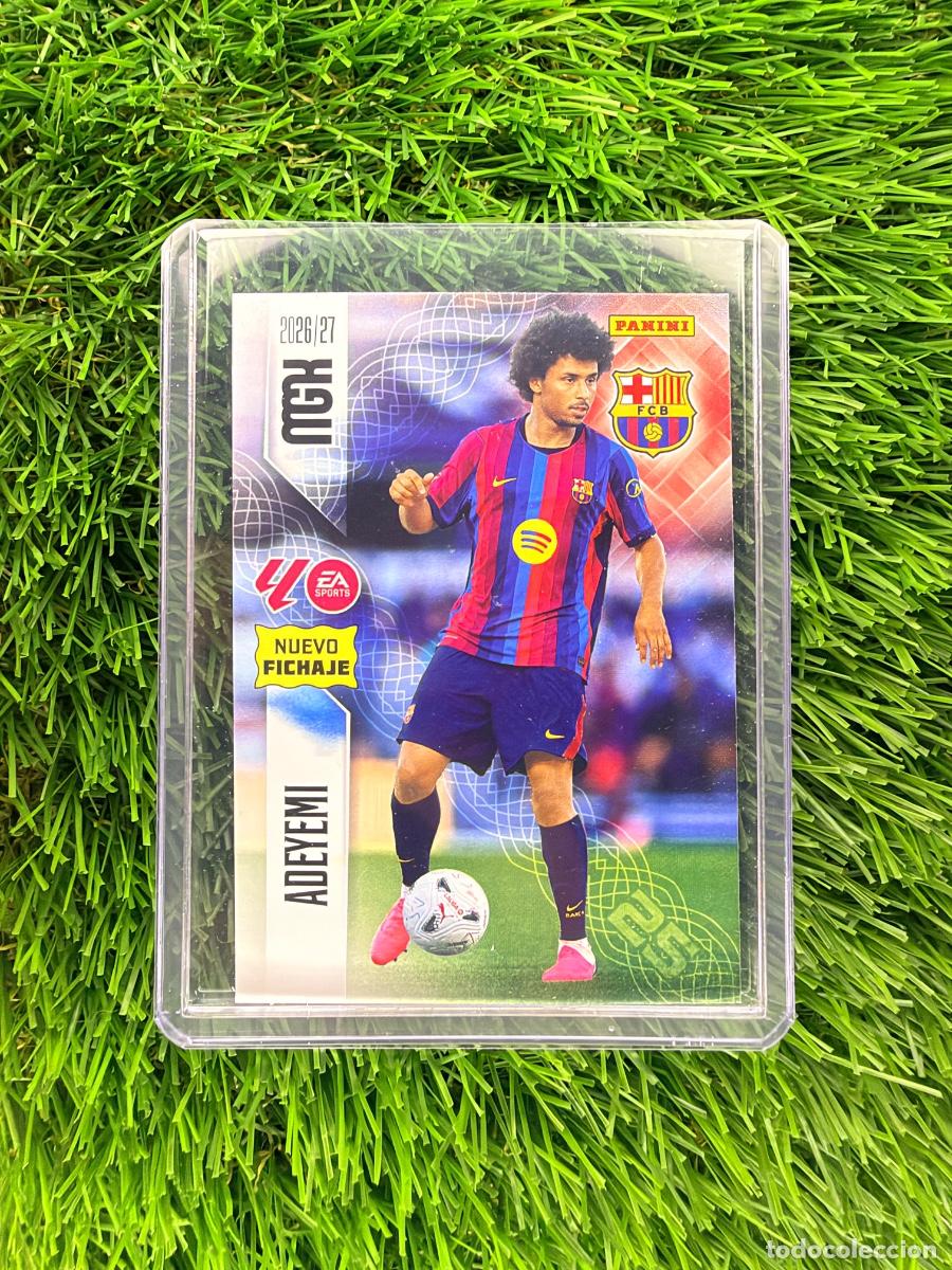 Cromos de f&uacute;tbol: N&ordm; 489 Adeyemi Nuevo Fichaje FC Barcelona Megacracks 26 27