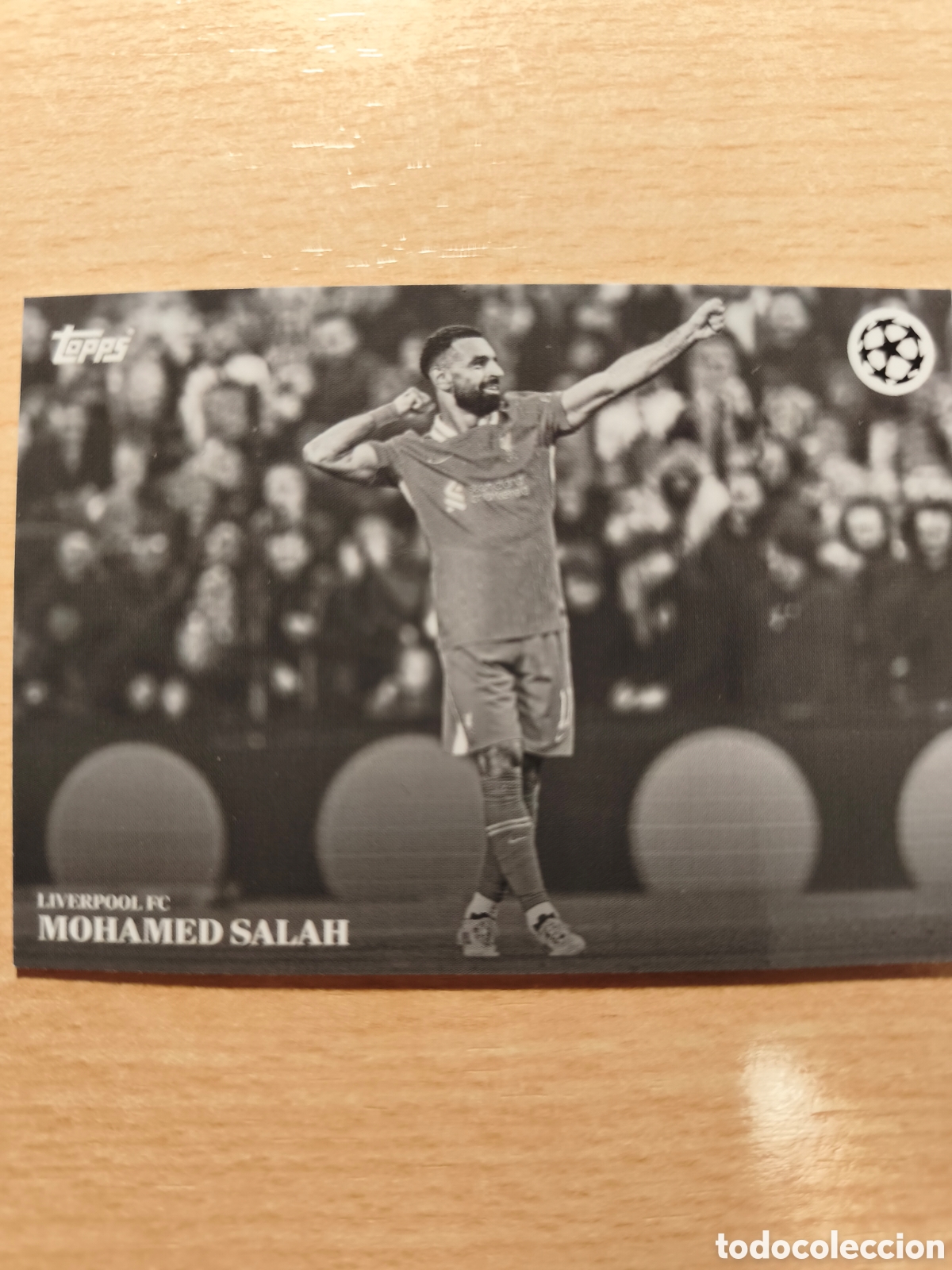 Cromos de f&uacute;tbol: MOHAMED SALAH LA EMOCI&Oacute;N LIVERPOOL SIMPLICIDAD 2024 2025 TOPPS 24 25